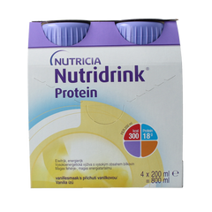 Nutridrink Protein vanille 200ml 4.00 Stuks