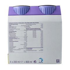 Nutridrink Protein vanille 200ml 4 Stuks