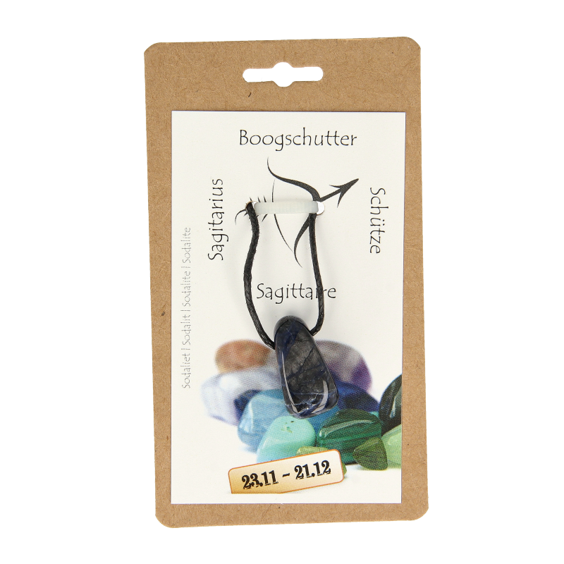 Steengoed Sterrenbeeldsteen hanger boogschutter  1 Stuks