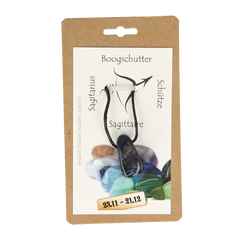 Steengoed Sterrenbeeldsteen hanger boogschutter  1 Stuks