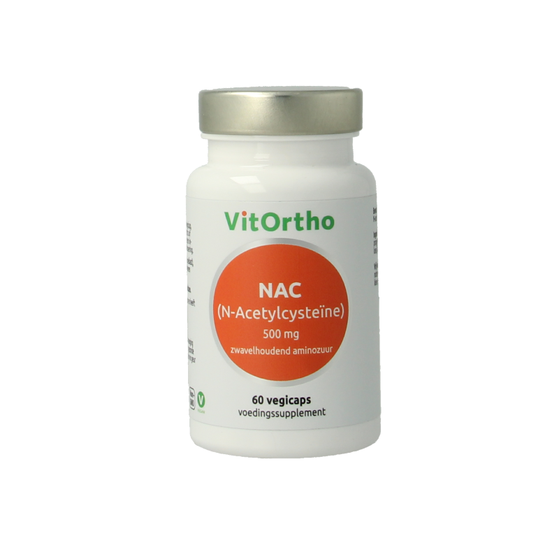 VitOrtho NAC N-Acetyl cysteine 500mg 60 Vegetarische capsules
