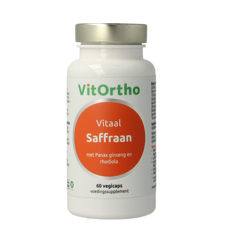 VitOrtho Saffraan vitaal 60 Vegetarische capsules