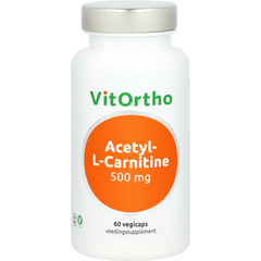 VitOrtho Acetyl-L-Carnitine 500mg 60.00 Vegetarische capsules