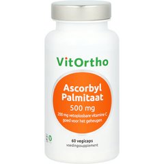 VitOrtho Ascorbyl palmitaat 500mg 60.00 Vegetarische capsules