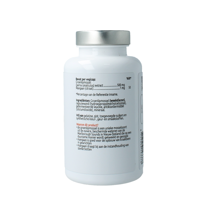 VitOrtho Groenlipmosselextract 500mg 120 Vegetarische capsules