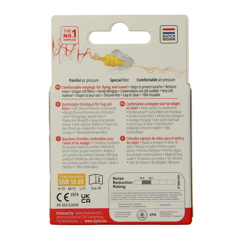 Alpine Flyfit oordopjes 1 Paar