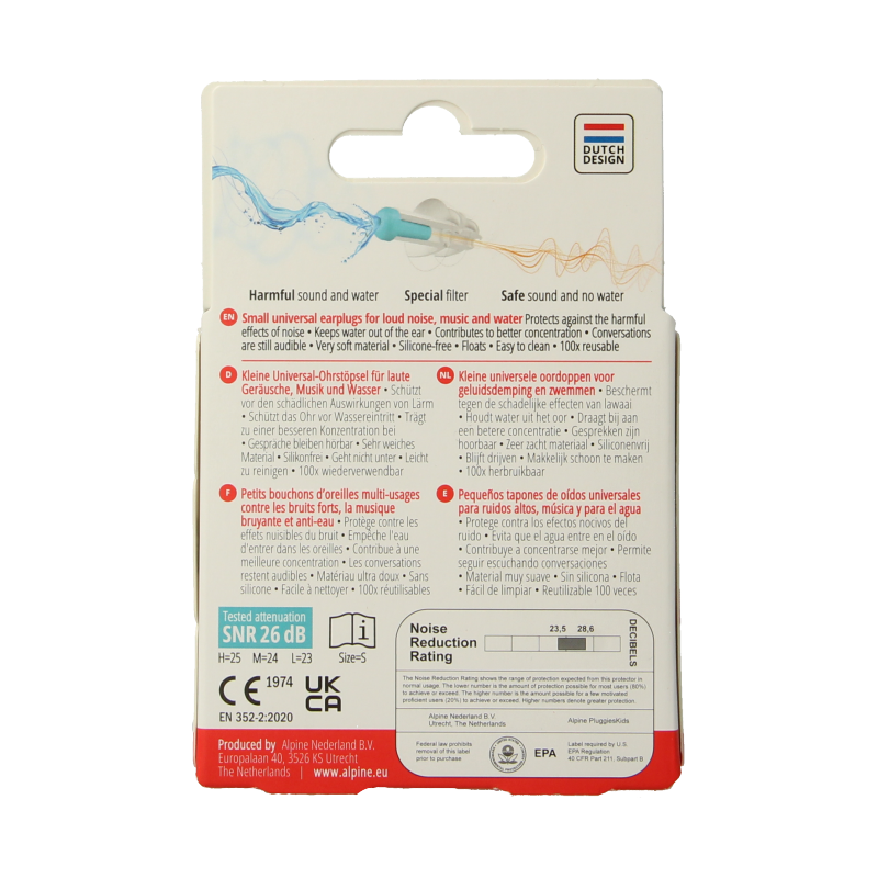 Alpine Pluggies kids oordopjes 1 Paar