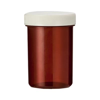 Spruyt Hillen Tabletflacon 55ml bruin met dop 80 Stuks