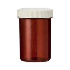 Spruyt Hillen Tabletflacon 55ml bruin met dop 80 Stuks