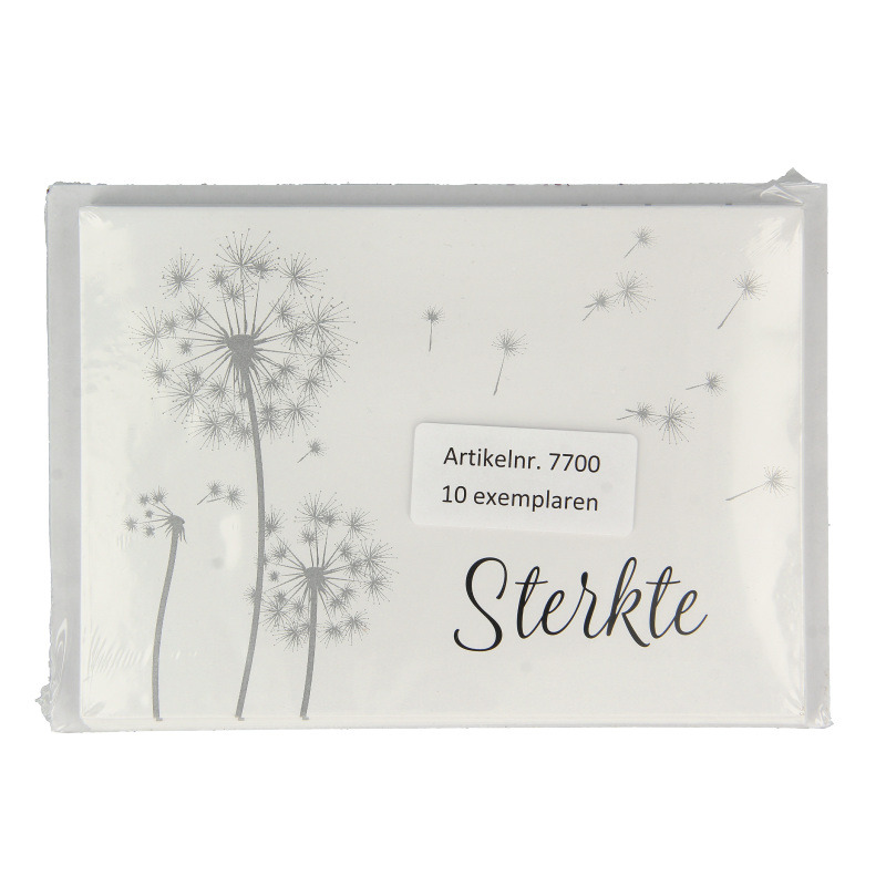 Spruyt Hillen Condoleance kaart & envelop SH 10 Stuks