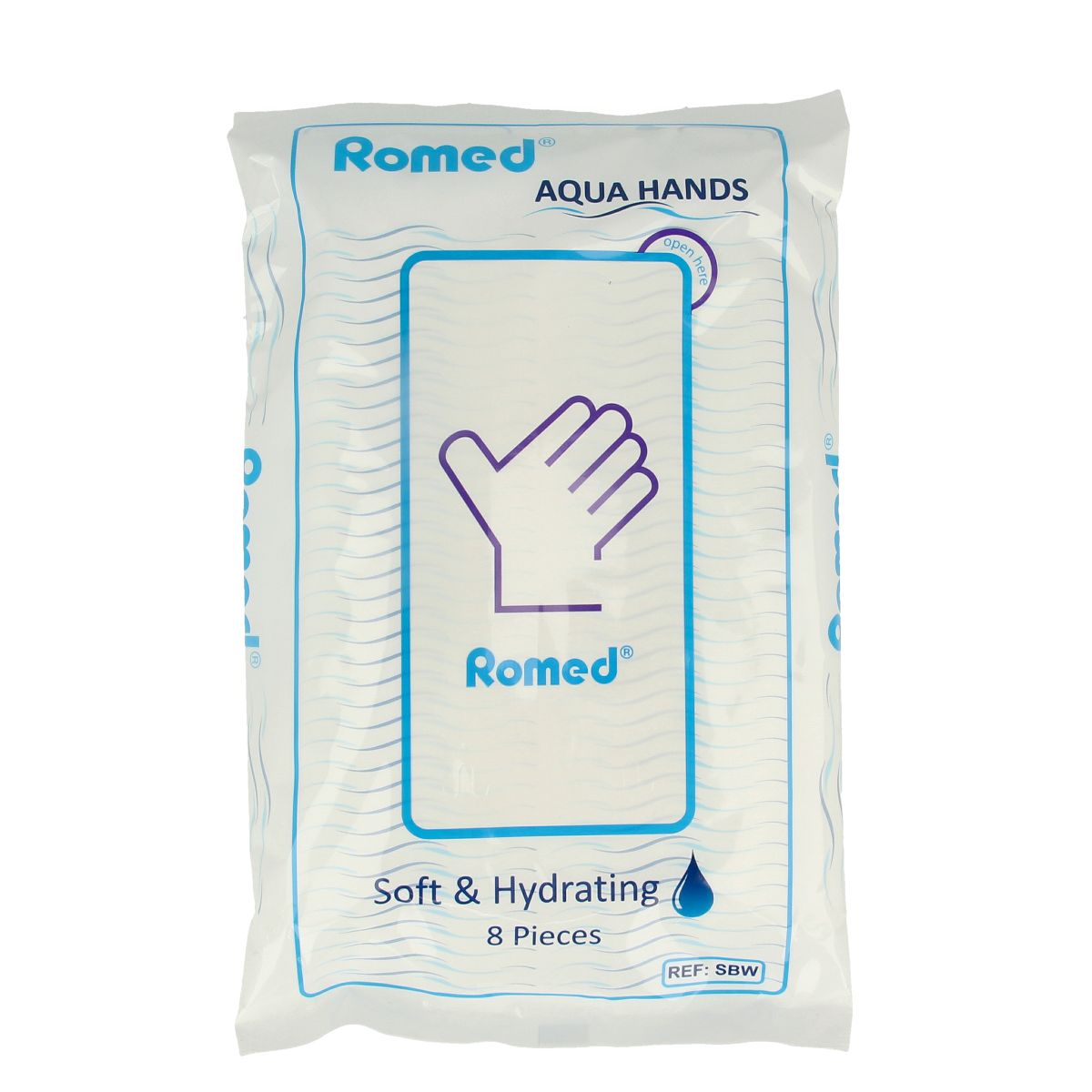 Romed Washandjes vochtig 8.00 Stuks
