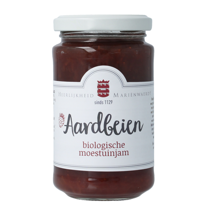 Marienwaerdt Moestuinjam aardbeien bio 250 Gram