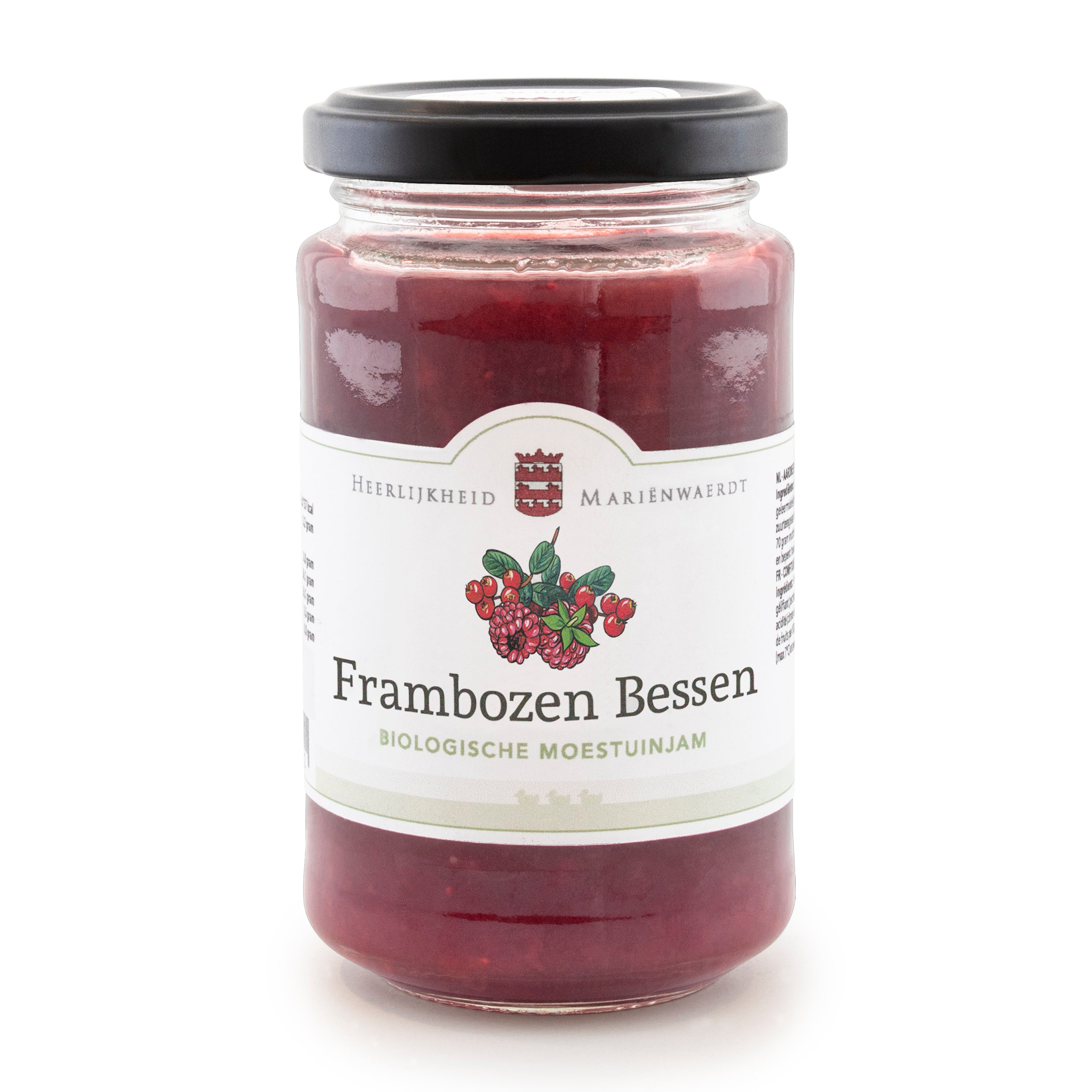 Marienwaerdt Moestuinjam bes framboos bio 250.00 Gram
