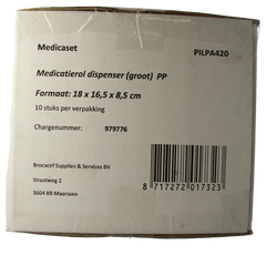 Medica Medicatieroldispenser groot PP 10 Stuks