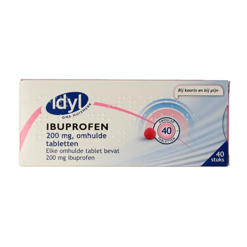 Idyl Ibuprofen 200mg suikervrij 40 Tabletten