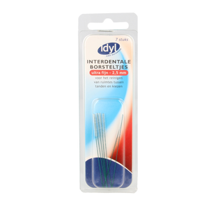 Idyl Op=Op Interdentaal borstel ultrafijn 2.5mm 7.00 Stuks
