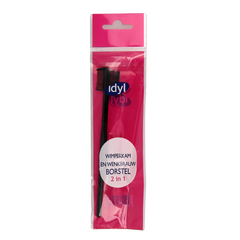 Idyl Op=Op Wimperkam & wenkbrauwborstel 2-in-1 1.00 Stuks