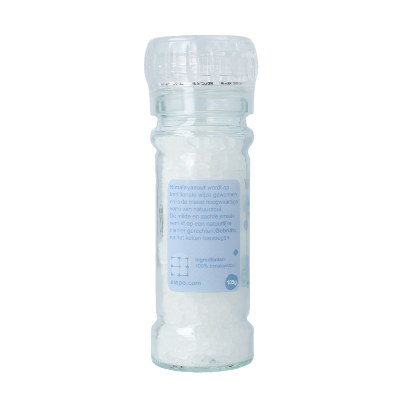 Esspo Wereldzout Himalayazout wit molen hervulbaar 105 Gram