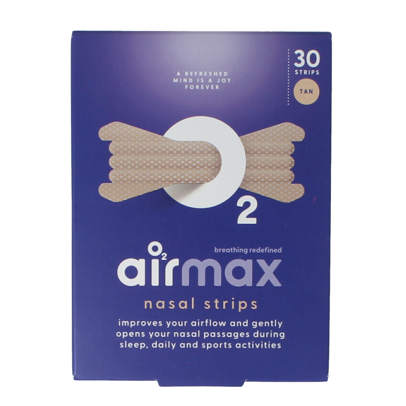 Airmax Nasal strips  tan 30 Stuks