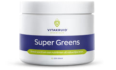 Vitakruid Super Greens 25 nutrienten oa probiotica & enzymen 220 Gram