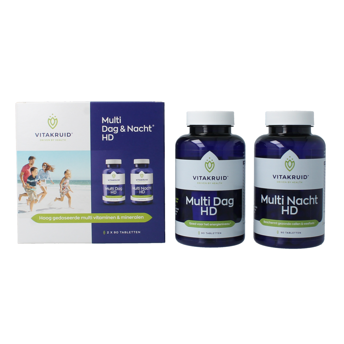 Vitakruid Multi Dag & Nacht HD 2 x 90 180.00 Tabletten