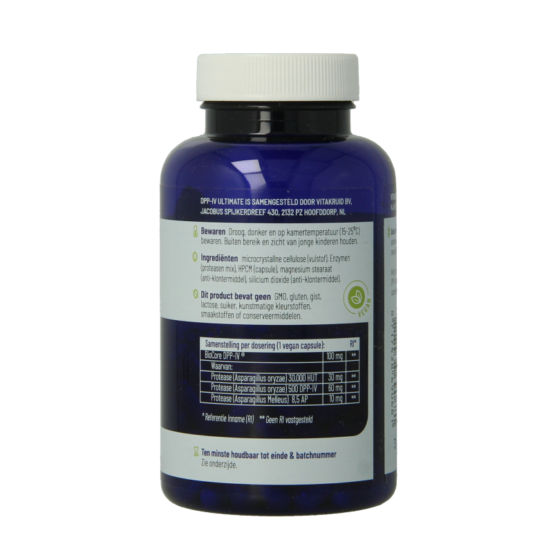 Vitakruid DPP-IV Ultimate BioCore Optimum Complete Enzymen 90 Vegetarische capsules
