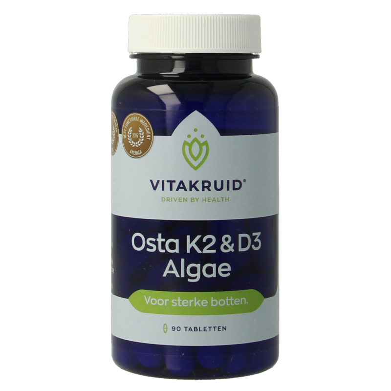 Vitakruid Osta K2 & D3 Algae met Calcium & Magnesium 90 Tabletten