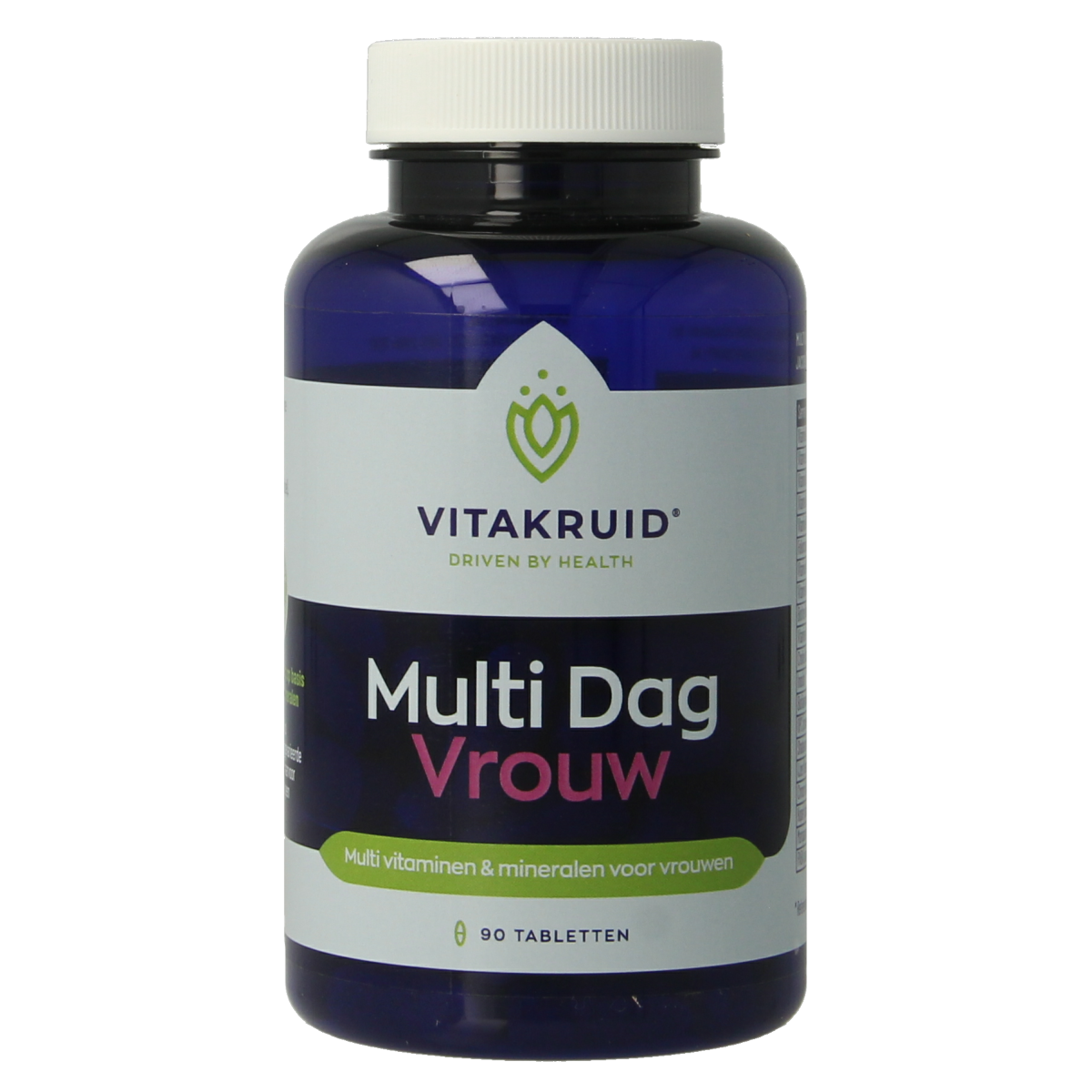Vitakruid Multi Dag Vrouw 100% Vegan 90.00 Tabletten