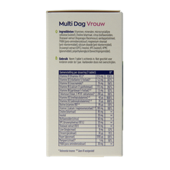 Vitakruid Multi Dag & Nacht Vrouw 100% Vegan 2 x 30 60 Tabletten