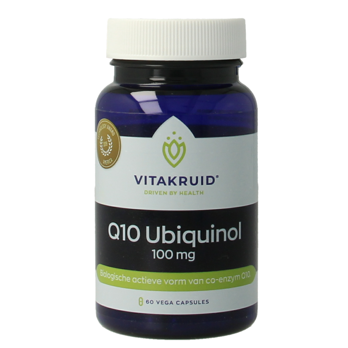 Vitakruid Co-enzym Q10 Ubiquinol actieve vorm Kaneka 100 mg 60.00 Vegetarische capsules