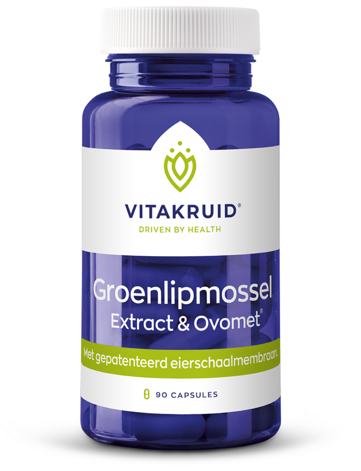 Vitakruid Groenlipmossel extract & Ovomet Eierschaalmembraam 90.00 Capsules