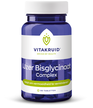 Vitakruid Hierro Bisglicinato 28 Complejo con Cobre Vitamina C 90 Tabletas