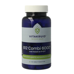 Vitakruid B12 Combi 6.000 met Actief Folaat 120 Smelttabletten