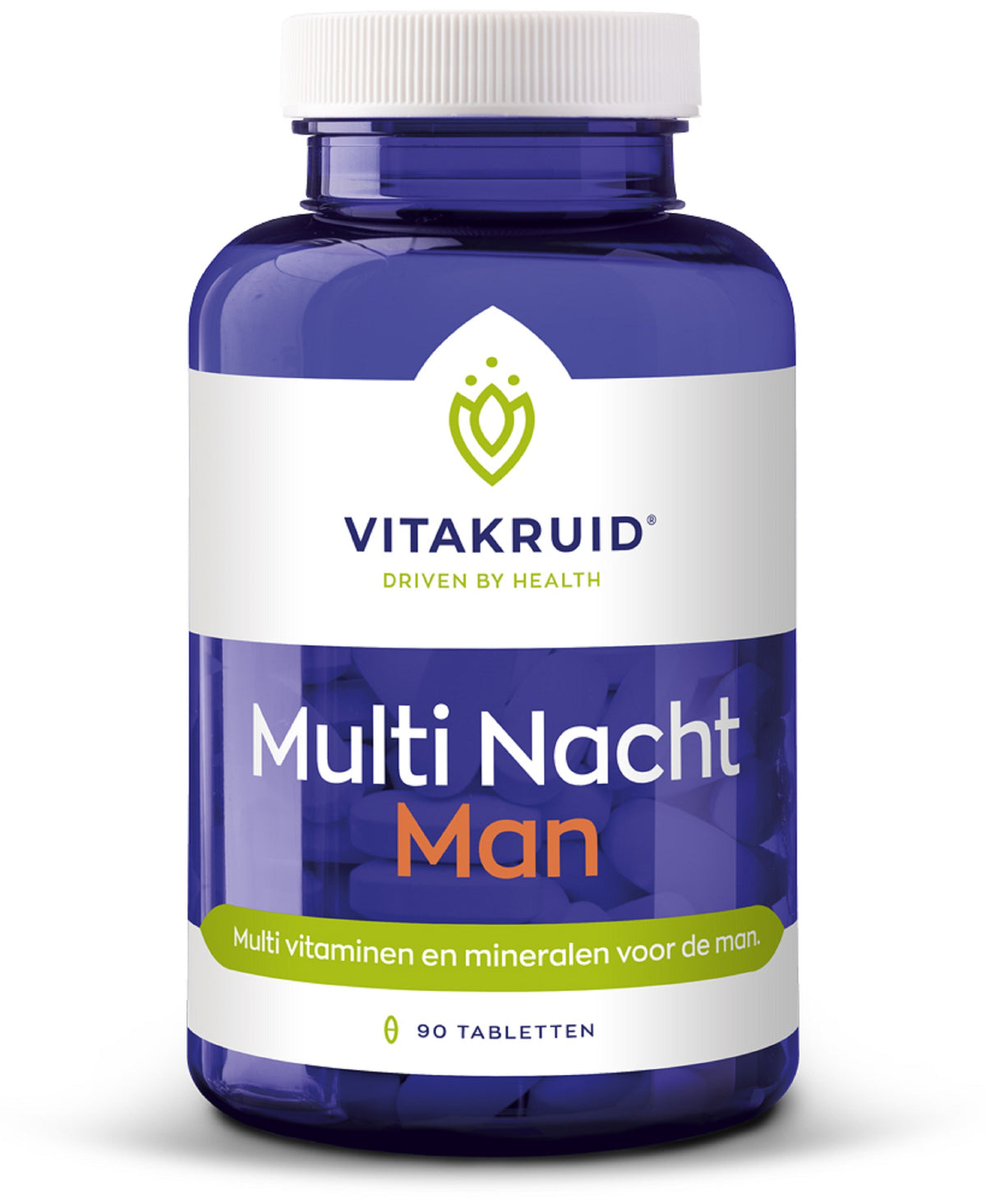 Vitakruid Multi Nacht Man 100% Vegan 90 Tabletten