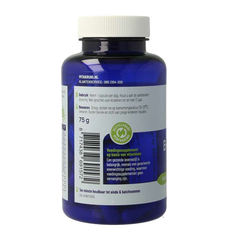 Vitakruid B-Complex Actief met L-Taurine 90 Vegetarische capsules