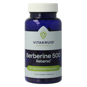 Vitakruid Berberina 500 Rebersa 97-102% sales de berberina 60 cápsulas vegetarianas