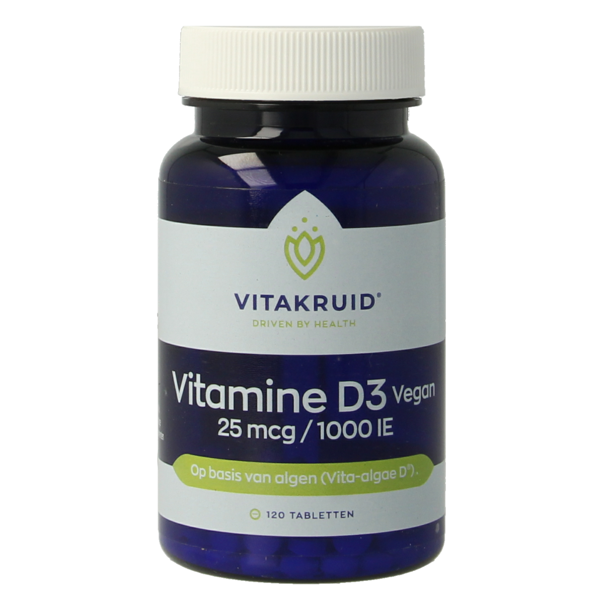 Vitakruid Vitamine D3 Vegan 25 mcg / 1000 IE 120.00 Tabletten