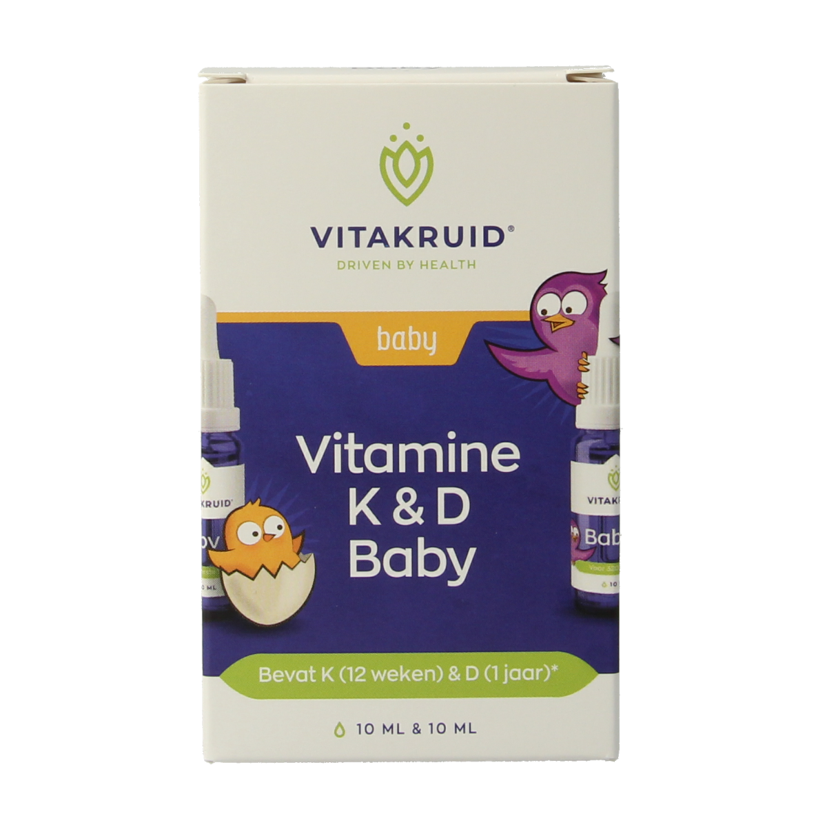 Vitakruid Vitamine K & D baby druppels 10ml 20.00 Milliliter