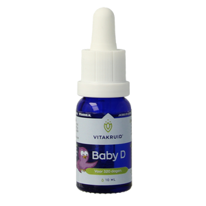 Vitakruid gotas de vitamina D para bebés 10 mililitros