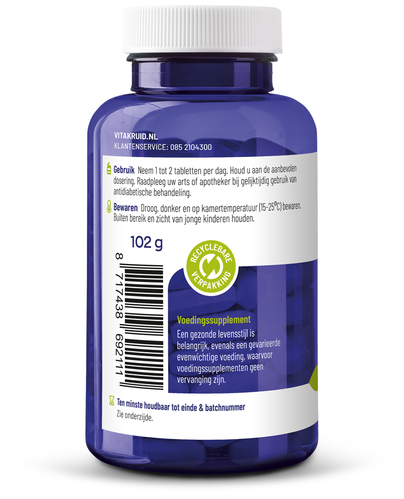 Vitakruid Homme oa Ashwagandha Fenegriek Shilajit Damiana 60.00 Tabletten