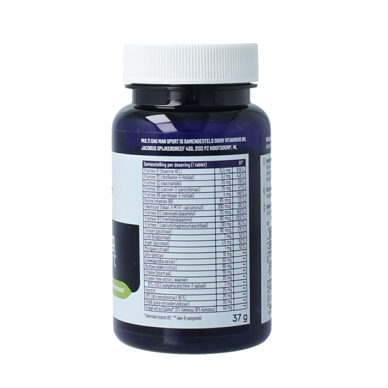 Vitakruid Multi Dag Man Sport 30 Tabletten