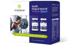 Vitakruid Multi Dag & Nacht Vrouw Sport 100% Vegan 2 x 30 60.00 Tabletten