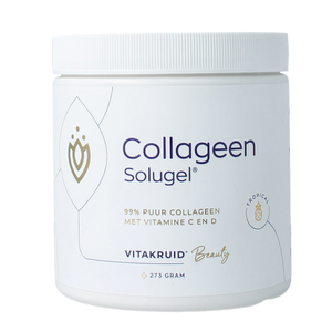 Vitakruid Colágeno Solugel en polvo con vitamina C y D Tropical 273 Gramos