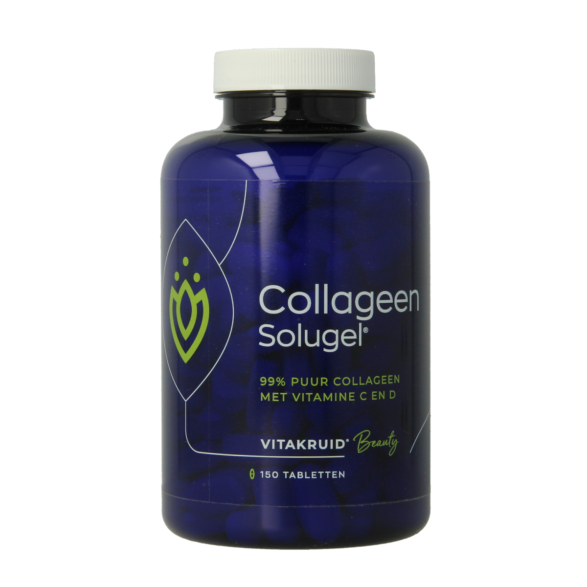 Vitakruid Collageen solugel tabletten met vitamine C en D 150.00 Tabletten