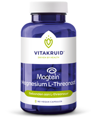 Vitakruid Magnesium L-threonaat met gepatenteerd magtein 90.00 Vegetarische capsules