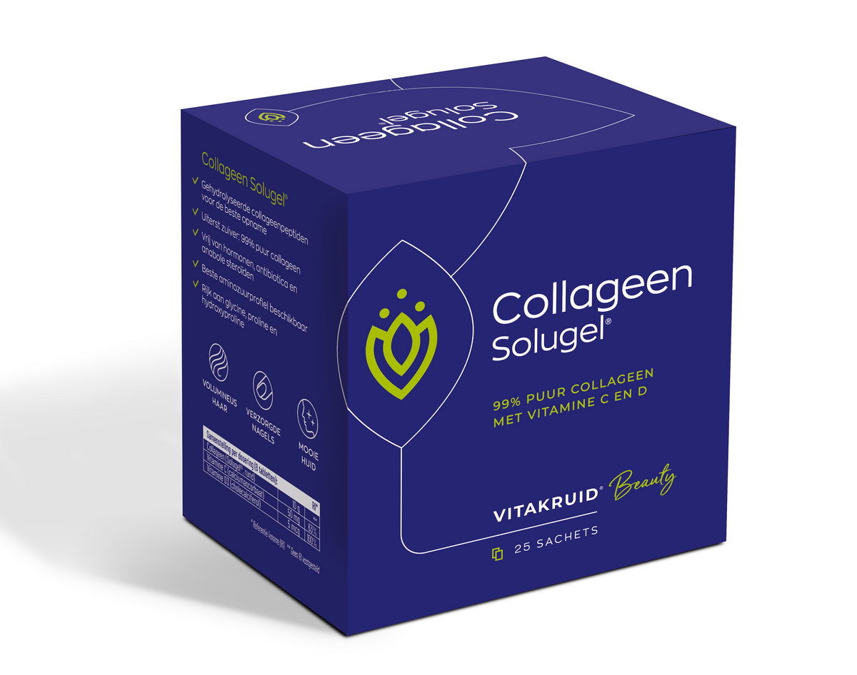 Vitakruid Collageen solugel vit C en D sachet 10 gram 25 Sachets