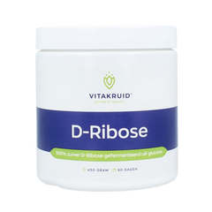 Vitakruid D-Ribose 100% puur gefermenteerd uit glucose 450.00 Gram