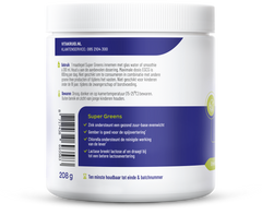 Vitakruid Super greens lime oa probiotica en enzymen 208 Gram