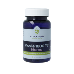 Vitakruid Visolie 1800 TG mama 30.00 Softgels