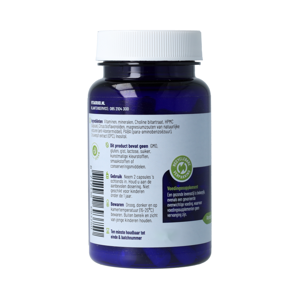 Vitakruid Multi dag mama vegan 60.00 Vegetarische capsules